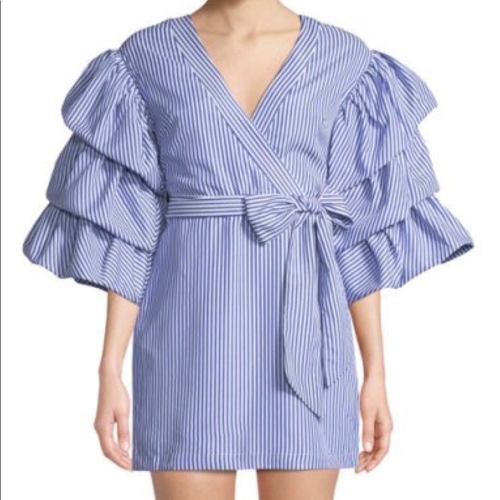 Brand new with tags English factory stripped dress